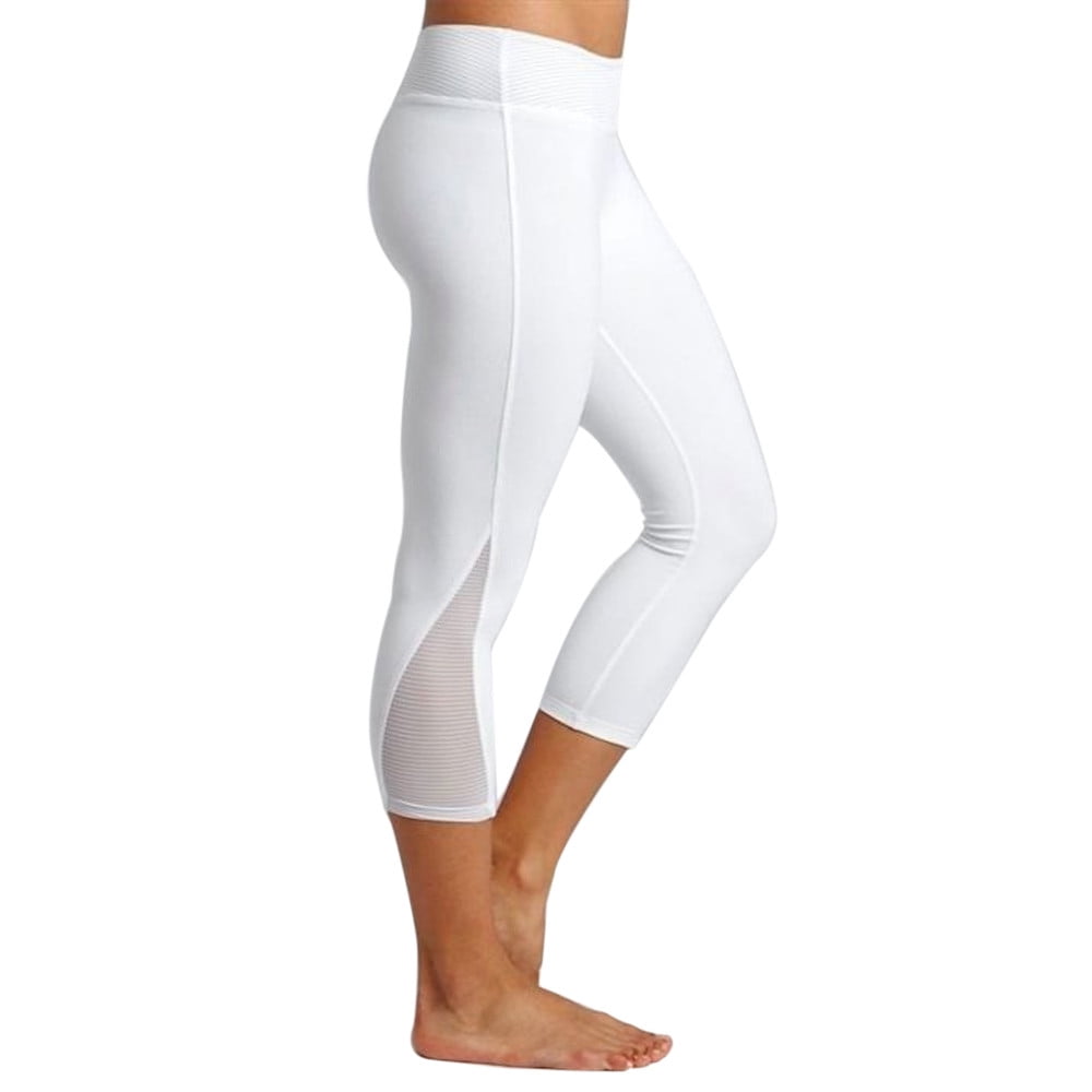 Women's Pants Fashion Tight Fitting High Waist Split Pencil Yoga Solid
