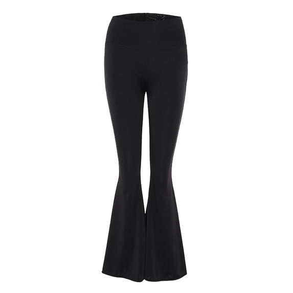 Women's Pants Fashion Yoga Pants Women Casual High Waist Wide Leg Long Palazzo Bell Bottom Yoga