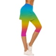 thumbnail image 1 of Women's Pants Fashion Yoga Pants Women Skirted Leggings For Athletic Skorts Gym Tennis Yoga Legging High Waisted Leggings With Skirts, 1 of 6