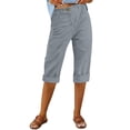 thumbnail image 1 of Women’s Pants High Waisted Trousers Baggy Pant Capris Pants Womens Pants Casual Comfortable Pants Womans Dress Pants, 1 of 3