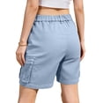 thumbnail image 1 of Women's Pants Pocket Fitness Running Outdoor Hiking Casual Summer Pants for Women Blue 3Xl, 1 of 9
