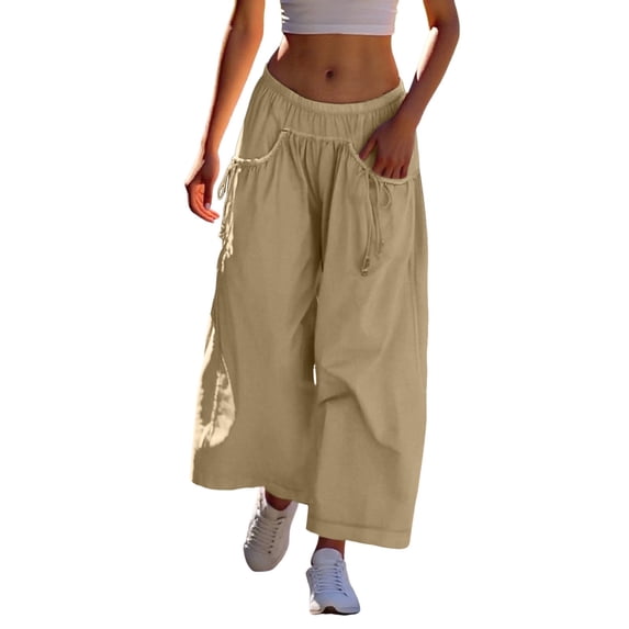 Women’s Pants Straight Wide Leg Baggy Khaki Pant Casual Outfits Comfortable Pants Women's Clothing