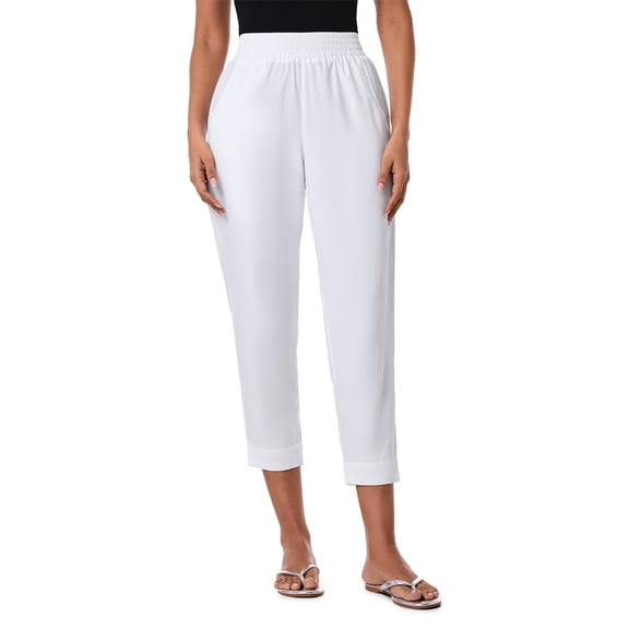 Women's Pants - UPF 50+ Sun Protection - Perissa in White