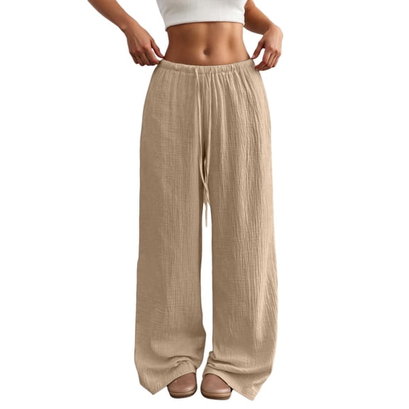 Women's Pants Wide Leg Baggy Khaki Pant Women Casual Comfy Dress Pants Cute Pants for Women