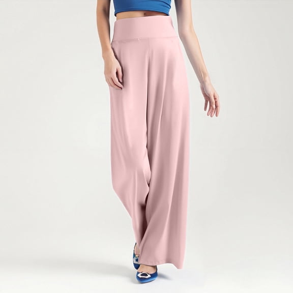 Women’s Pants Wide Leg Baggy Pink Pant Womens Pants Casual Comfy Clothes Womans Dress Pants