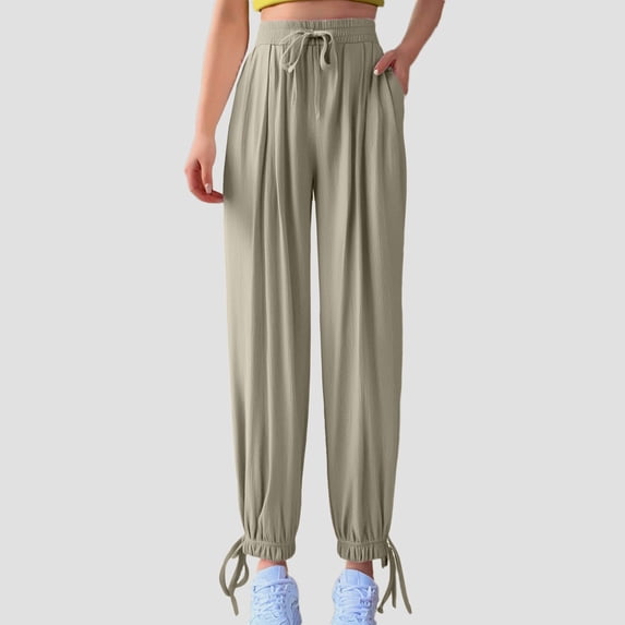 Women’s Pants Wide Leg Dress Pants Baggy Beige Pant Womens Pants Casual Comfy Clothes Women Fashion