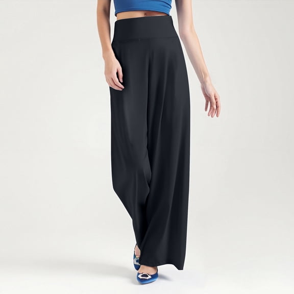 Women’s Pants Wide Leg Straight Baggy Black Pant Womens Pants Casual Comfortable Work Pants Slacks for Women