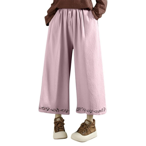 Women’s Pants Wide Leg Straight Baggy Pink Pant Womens Pants Casual Comfy Pants Womens Trendy Clothes
