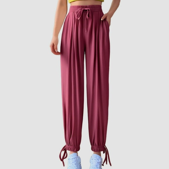 Women's Pants Wide Leg Straight Baggy Red Pant Womens Pants Casual Comfy Dress Pants Womens Pants Trendy