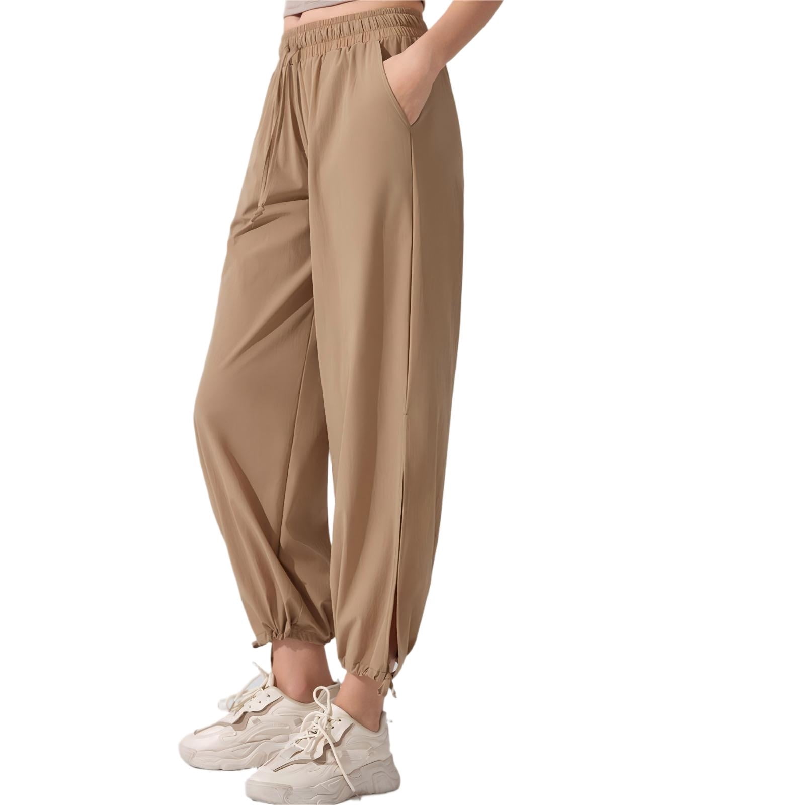Women's Pants, Womens Wide Leg Pant Capris Summer Casual Beach Yoga ...