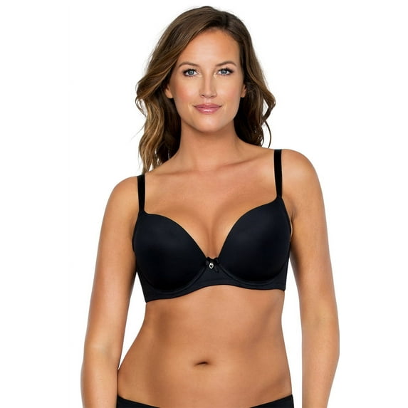 Women's Parfait 4801 Jeanie Full Busted Plunge Bra (Black 36FF)