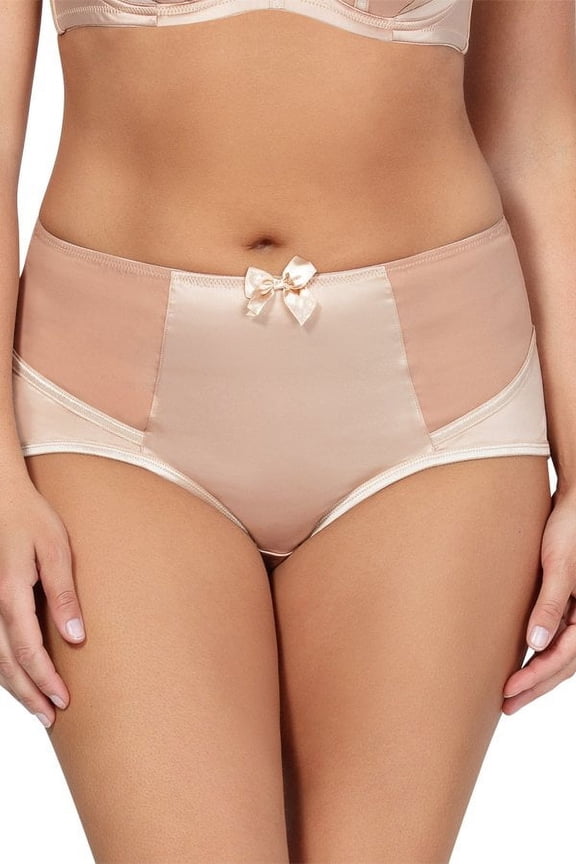 Women's Parfait 6917 Charlotte High Waist Brief Panty (True Nude 2X)