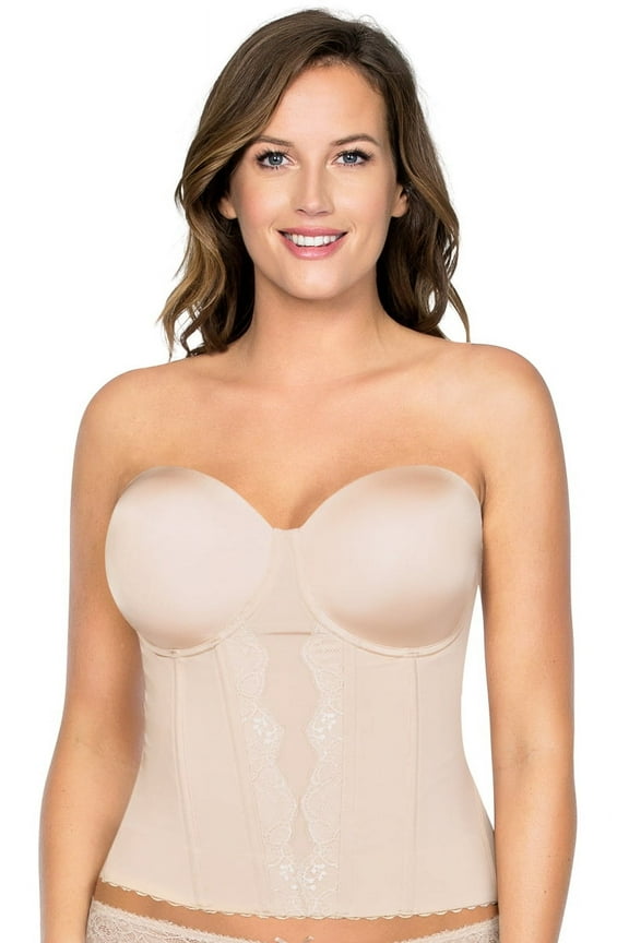 Women's Parfait P5017 Elissa Low-Back Bustier Bra (European Nude 42F)