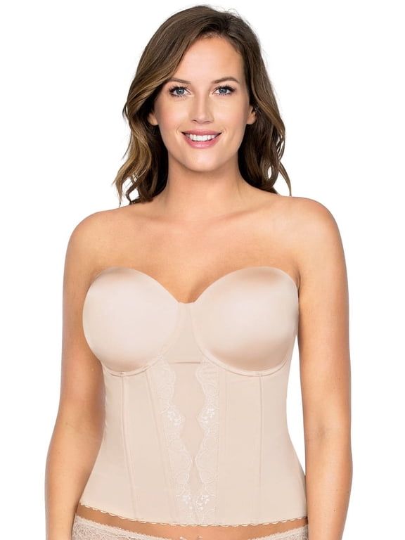 Women's Parfait P5017 Elissa Low-Back Bustier Bra (European Nude 42F)