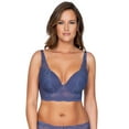 thumbnail image 1 of Women's Parfait P5351 Sandrine Plunge Longline Bra (French Blue 32G), 1 of 11