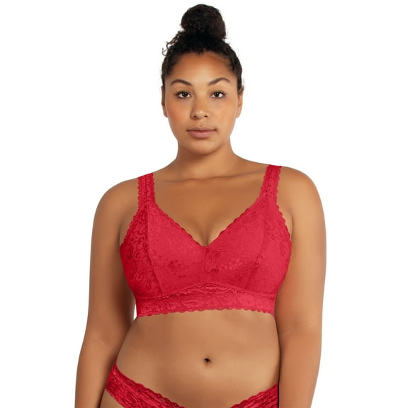 Women's Parfait P5482 Adriana Lace Bralette with J-Hook (Racing Red 36D)