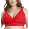 thumbnail image 1 of Women's Parfait P5482 Adriana Lace Bralette with J-Hook (Racing Red 38F), 1 of 6