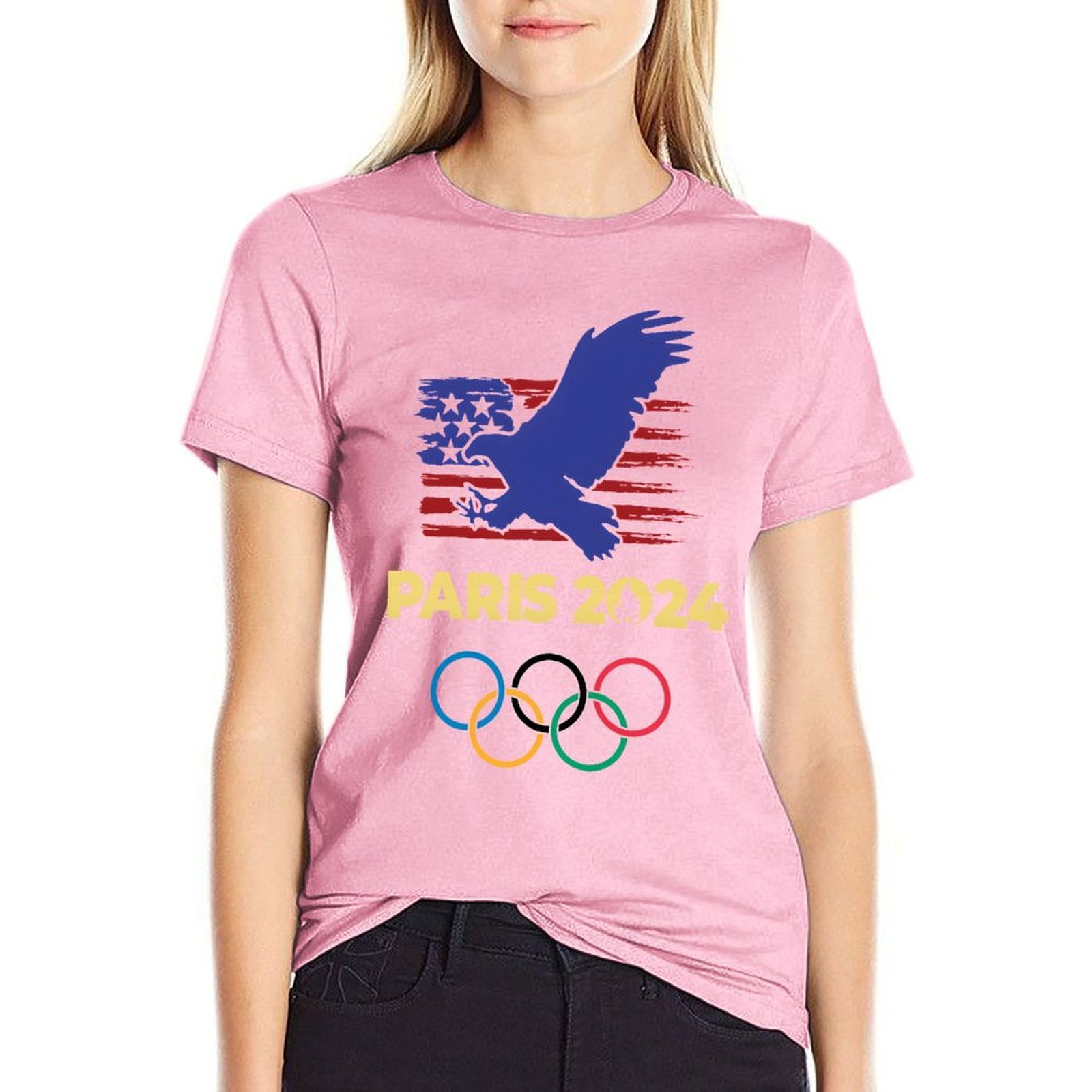 Women's Paris Olympics 2024 T Shirts, Women's Summer Sport Games Gift