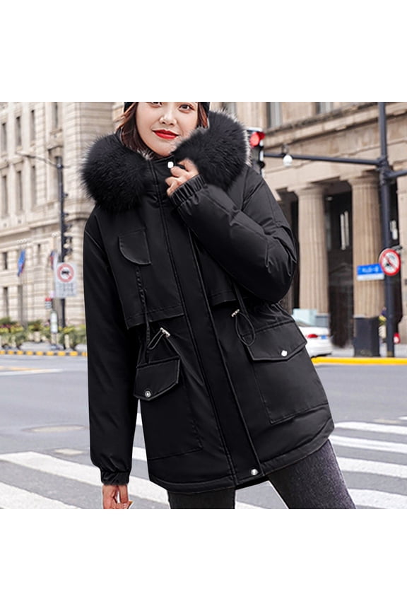 Women's Parka Coat Waterproof Mid-Length Thermal Jacket Recycled Polyester Quilted Design for Everyday Commute Urban Outdoor