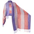 thumbnail image 1 of TZ Promise Women's Pashmina Scarf with Vintage Style Rainbow Luxury Paisley Pattern Wrap Shawl, 1 of 5