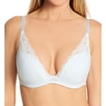 thumbnail image 1 of Women's Passionata 5701 Brooklyn Lace Plunge T-Shirt Bra (Ballad Blue 32G), 1 of 1