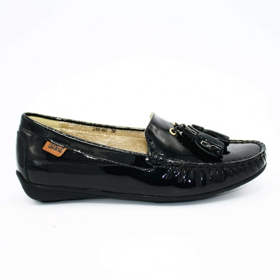 Women's Patent Tassel Loafer - 1936 Boutique Style 246-60