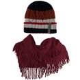 thumbnail image 1 of Women's Patriot Warm and Cozy Knitted Beanie and Soft Plush Chic Infinity Scarf Bundle, 1 of 5