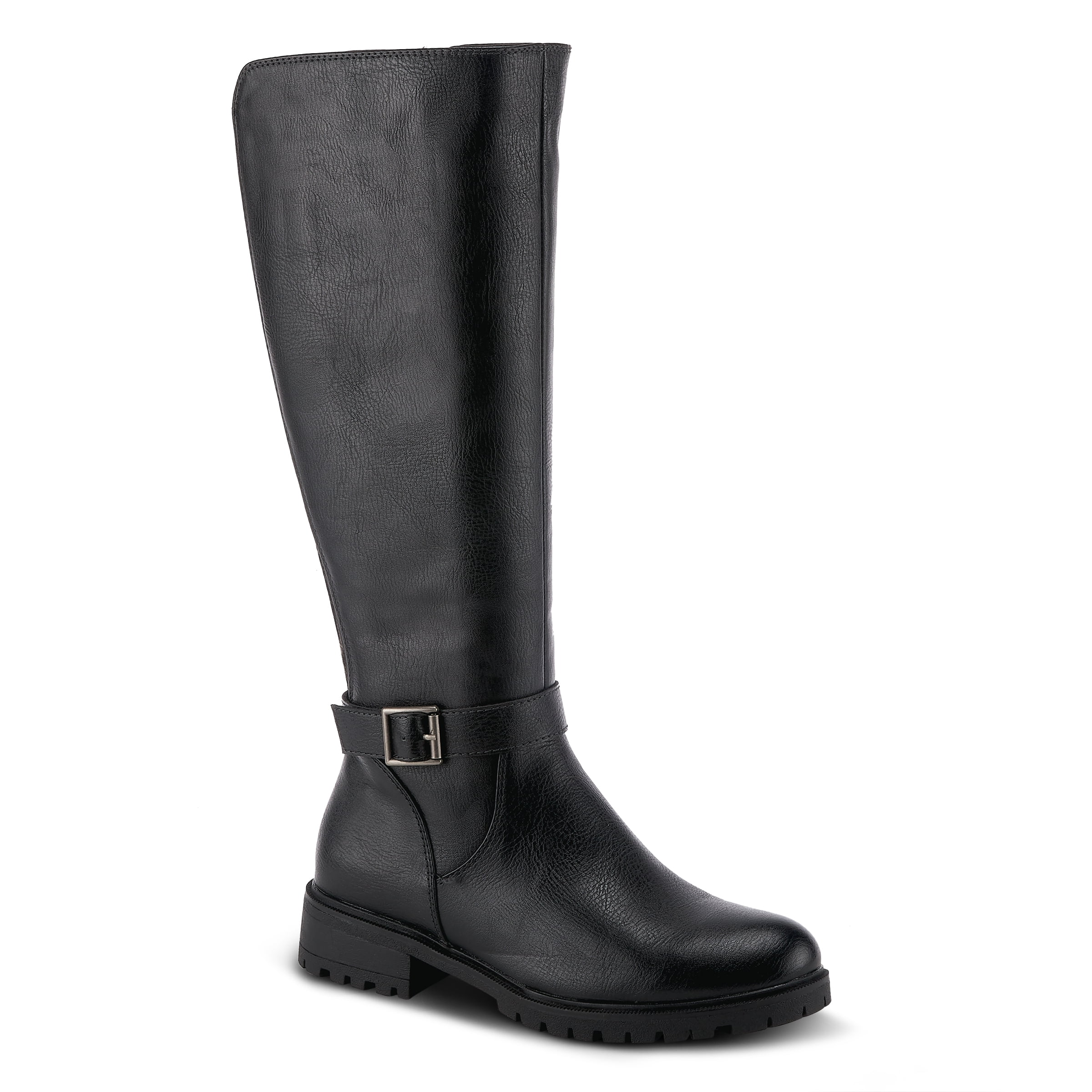 Womens Calvin Klein Themis Knee High Boots Black Walmart