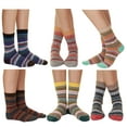 thumbnail image 1 of Women's Pattern Crew Wool Thick Warm Soft Comfortable Winter Socks 6 Pairs, 1 of 4