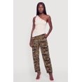 thumbnail image 1 of Women's Patterned Drawstring Waist Straight Leg Pants, 1 of 4