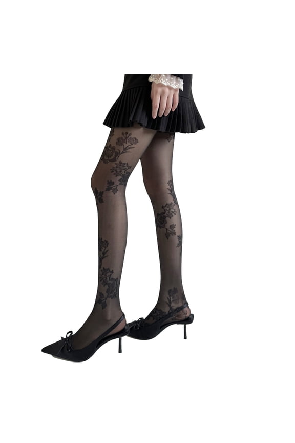 Women's Patterned Tights Stockings Floral Tights Pantyhose Leggings
