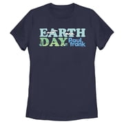 Womens Paul Frank Earth Day Graphic Tee Navy Blue Small
