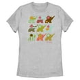 thumbnail image 1 of Women's Paul Frank Ellie Line Up Graphic Tee Athletic Heather 2X Large, 1 of 4