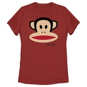 Women's Paul Frank Large Julius  Graphic Tee Red Small
