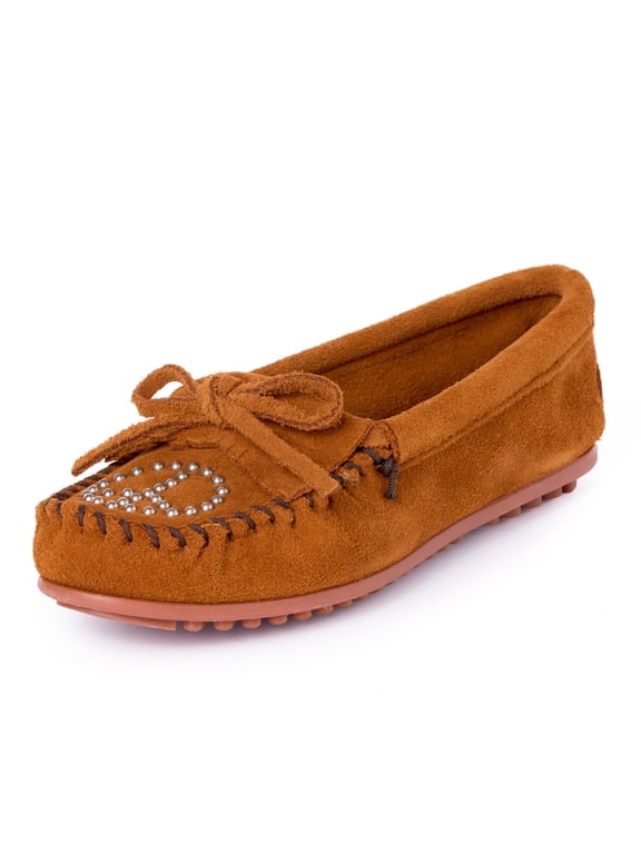 Women's Peace Moc, Brown, Size 6