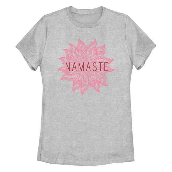 Women's Peaceful Warrior Namaste Sun  Graphic T-Shirt