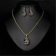 thumbnail image 1 of Women's Peacock Pendant Earring Necklace Vintage Wedding Jewellery Set, Xinsrenus Under $5! Women's Peacock Pendant Earring Necklace, 1 of 4