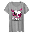 thumbnail image 1 of Peanuts - Snoopy Valentines Cards - Women's Short Sleeve Graphic T-Shirt, 1 of 5