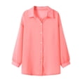 thumbnail image 1 of Women's Pearl Sunscreen Shirt, Summer Thin & Breathable, Chiffon, Loose Fit, for All Seasons, Multiple Sizes, 1 of 5