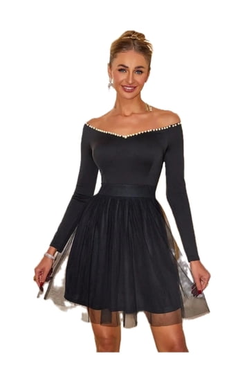 Little Black Dress Pearls Little Black Dress Pearls