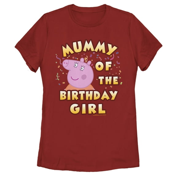 Women's Peppa Pig Mummy of the Birthday Girl Graphic T-Shirt