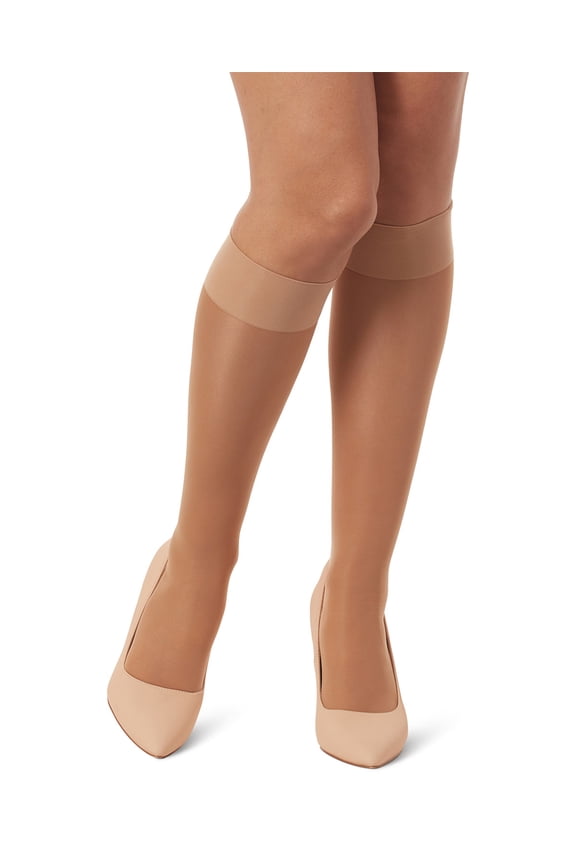 Women's Perfect 40 Semi-Opaque Knee High Sock - Womens - Female, One Size, Honey