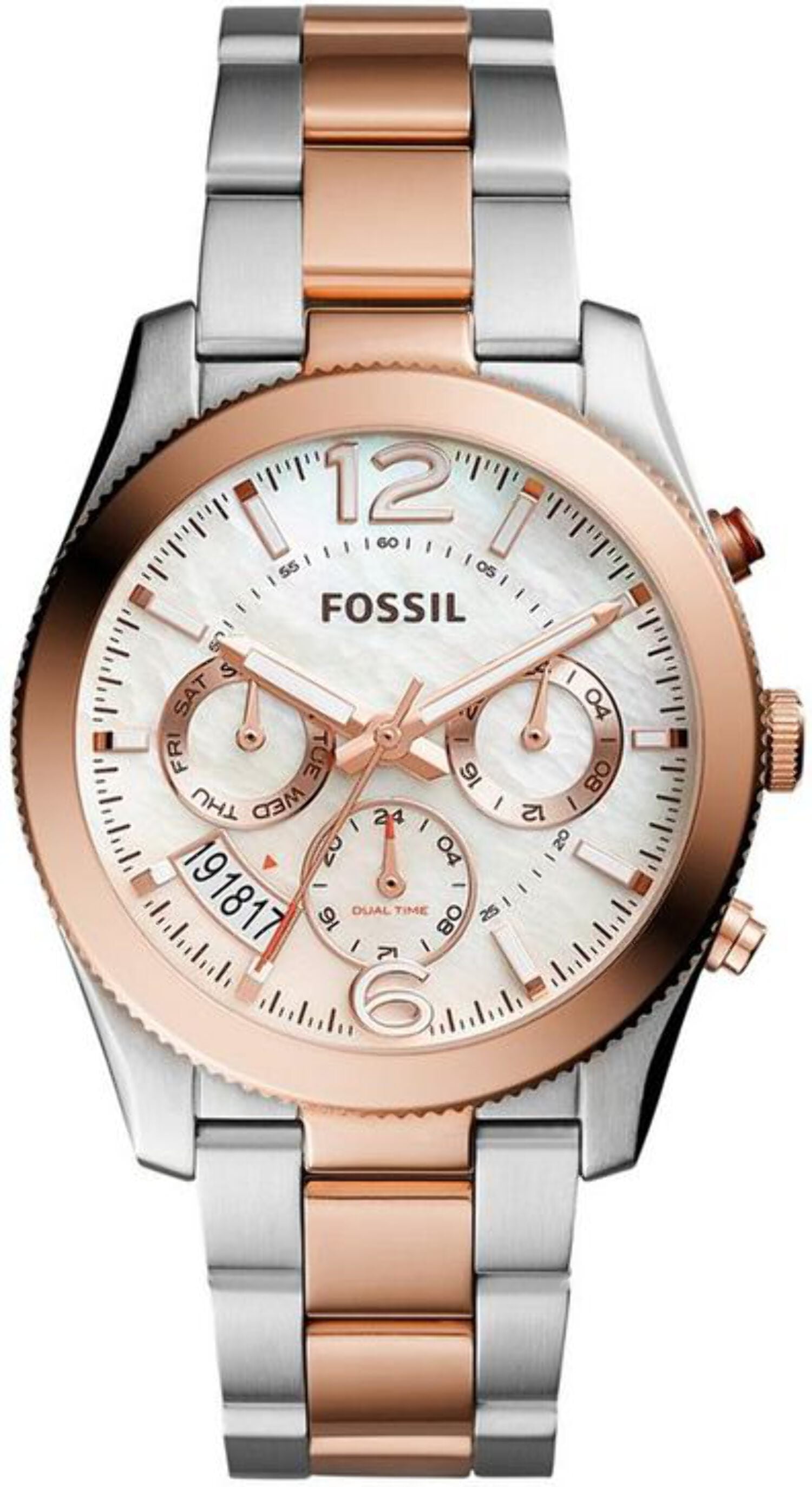 FOSSIL Women's Perfect Boyfriend Steel Multi Function Watch ES4135