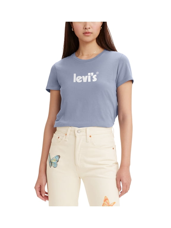 Women's Perfect Graphic Logo Cotton T-shirt Cool Dusk XL
