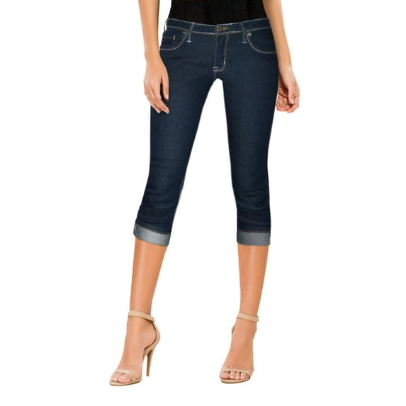 Women's Perfectly Shaping Stretchy Denim Capri