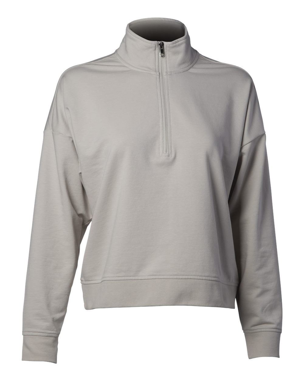 Independent Trading Co. EXP15WPQ Women's Perform Quarter Zip-Smoke