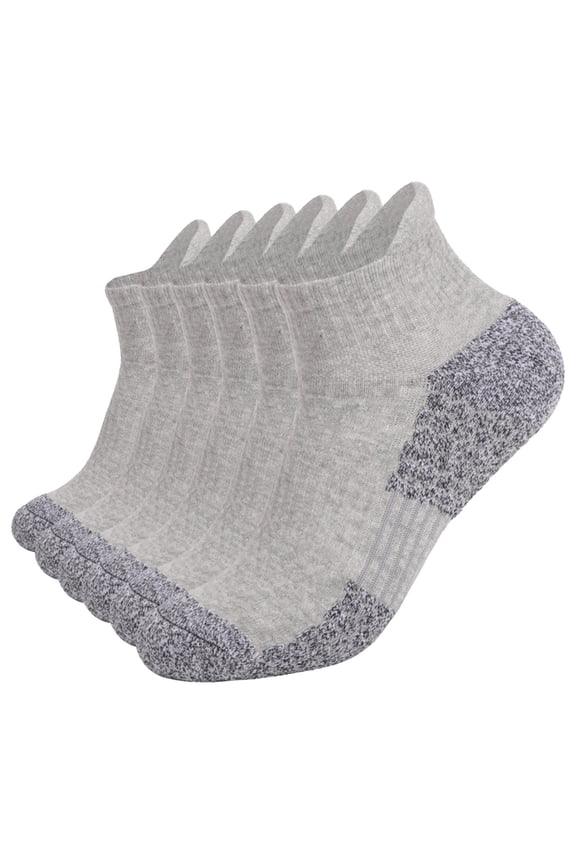 TBWNWG Women's Performance Hiking Running Socks Six Pack With Thickened Absorbent Bottom For Sports And Outdoor Activities,Size M