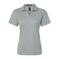 thumbnail image 1 of AllPro 4HM00L Women's Performance Mélange Polo-SILVER MELANGE-XL, 1 of 6
