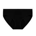 thumbnail image 1 of Women's Period Panties - Plus Size Absorbent - Postpartum Comfort - Heavy Flow Protection | Hontri | Women's Large Size Menstrual Absorption Physiological Pants (Black | XL), 1 of 9