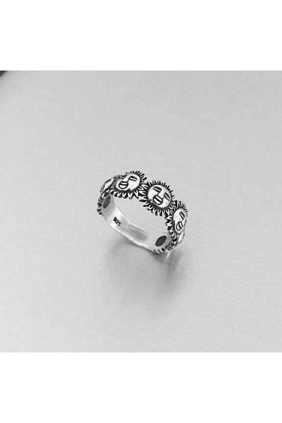 Women's Personality Simple Style Sunflower Ring